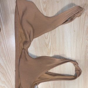 Tan colored bikini minimale animal